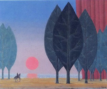 René Magritte œuvres - forêt de paimpont 1963 René Magritte